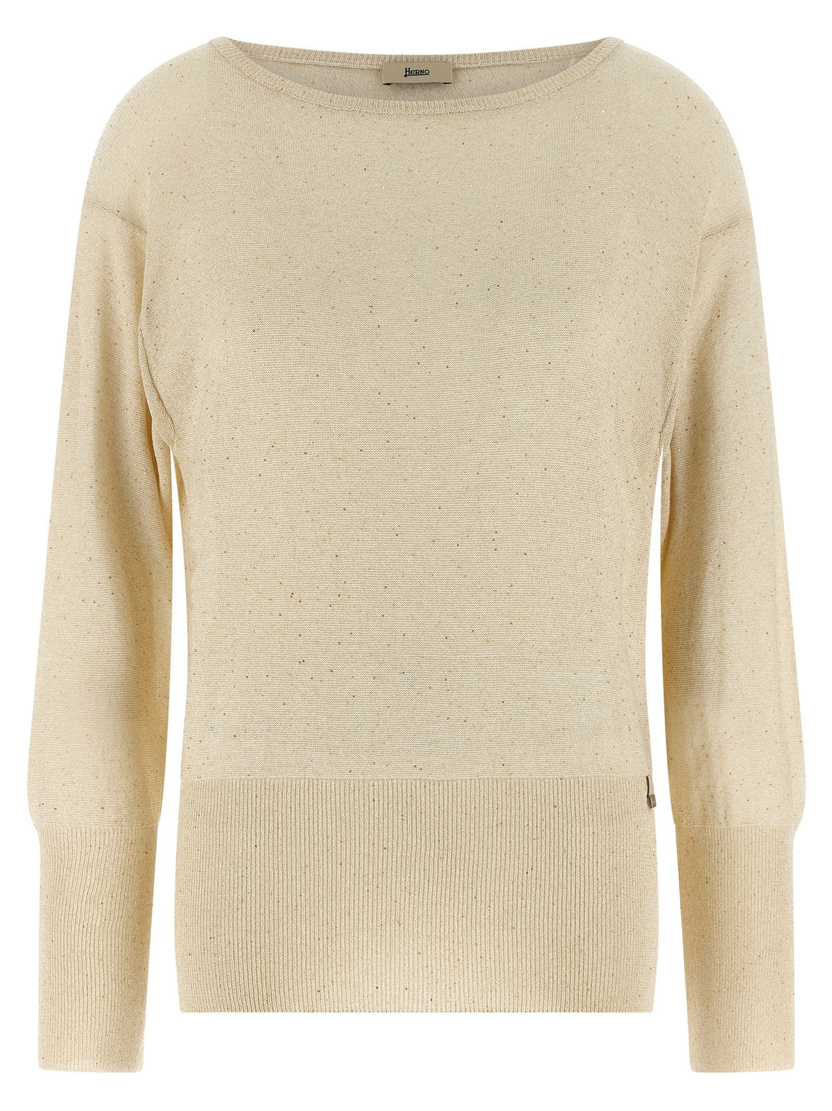 Herno - Lamé and sequin yarn sweater