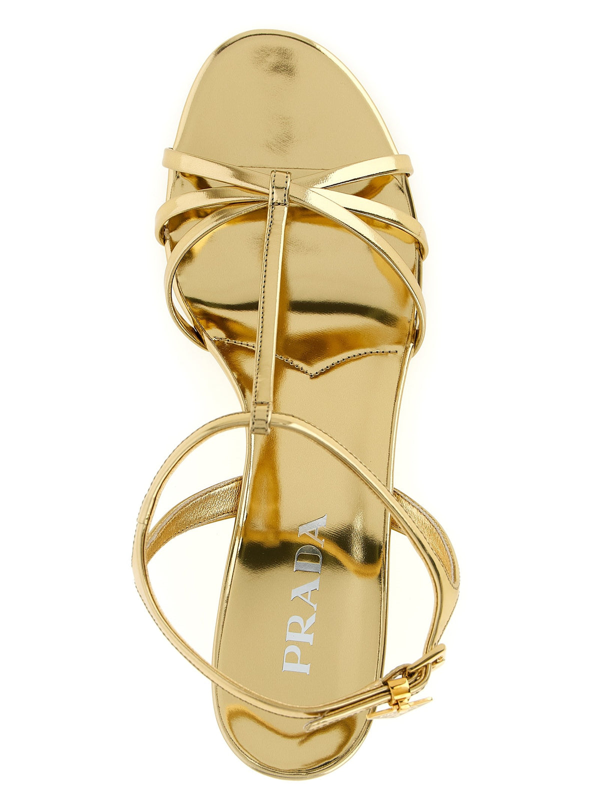 PRADA - Laminated leather sandals