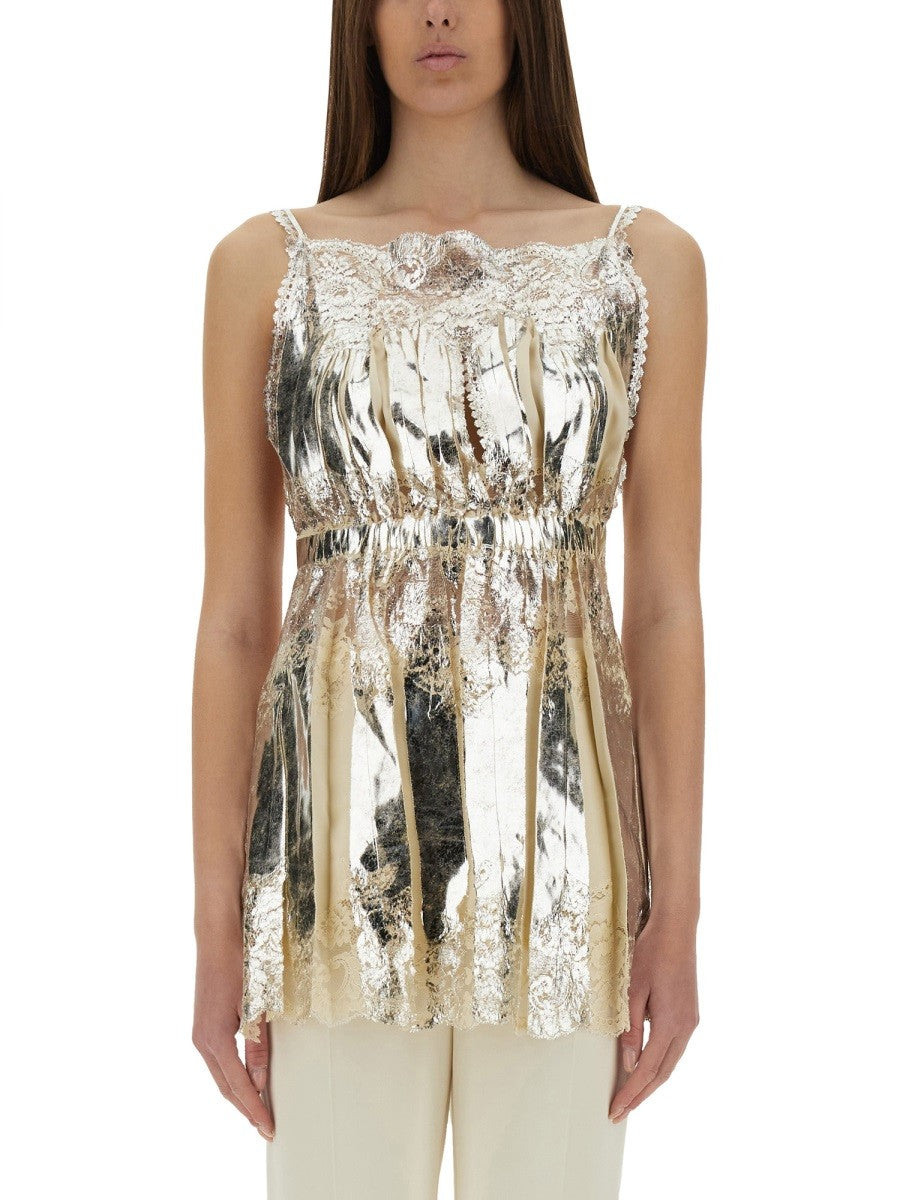 LAMINATED PLEATED SATIN TOP laminated-pleated-satin-top_65d1bd04-7129-4370-b5a8-3abec1f928b5