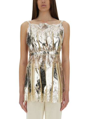 LAMINATED PLEATED SATIN TOP laminated-pleated-satin-top_65d1bd04-7129-4370-b5a8-3abec1f928b5