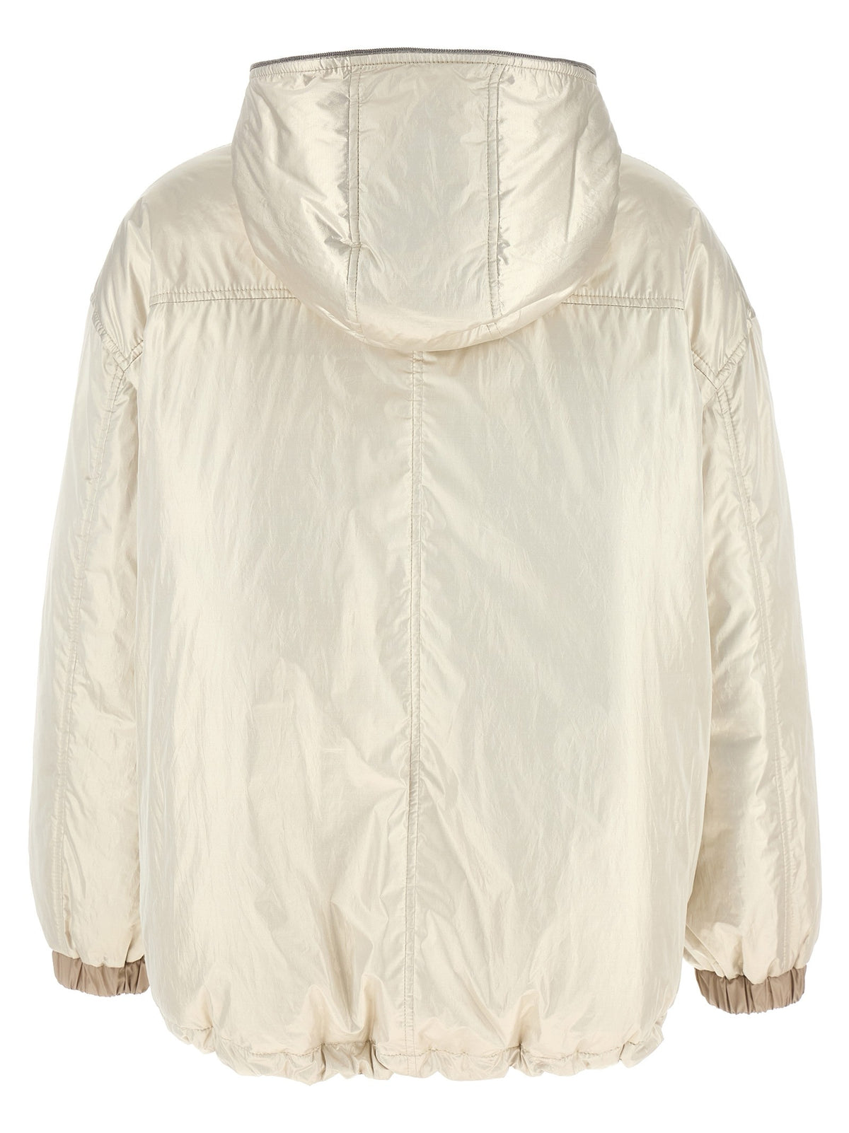Brunello Cucinelli - Laminated reversible down jacket