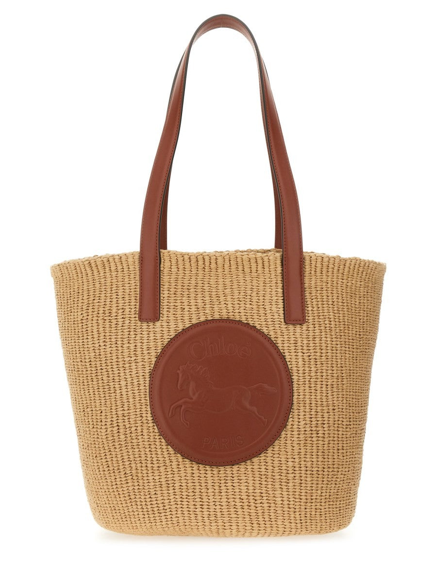 CHLOÉ - LARGE "HORSE MEDAL" BAG