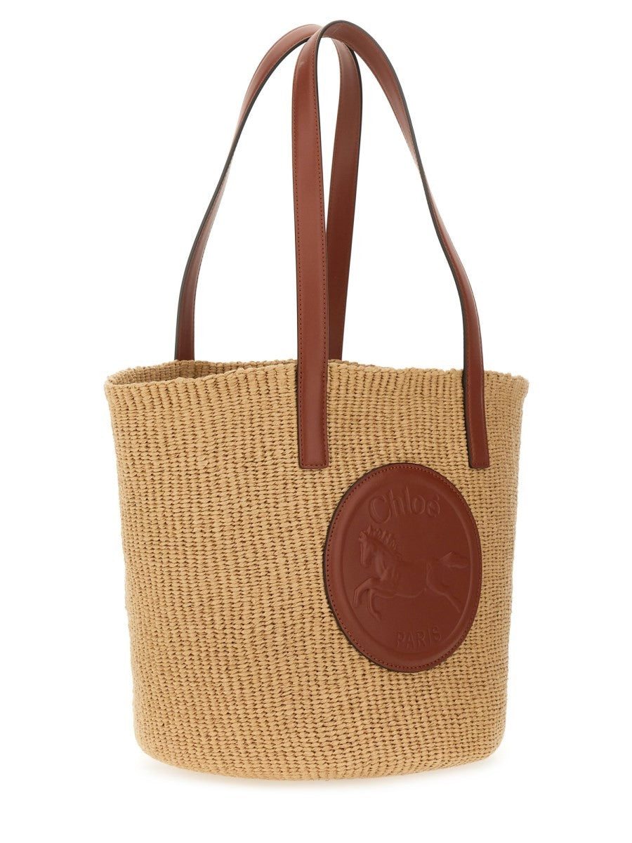 CHLOÉ - LARGE "HORSE MEDAL" BAG