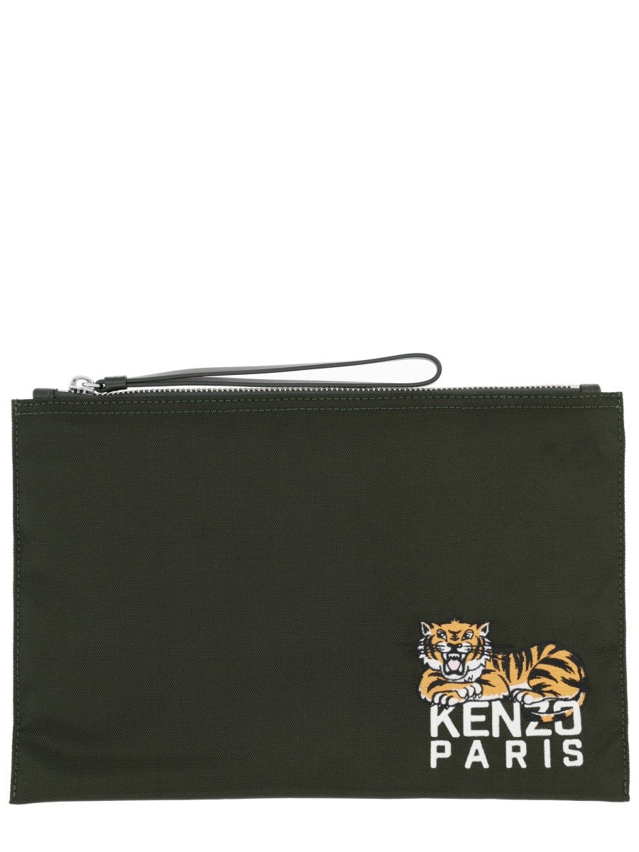 LARGE "KENZO HAPPY TIGER" CLUTCH