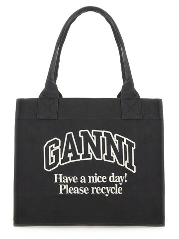 GANNI - LARGE TOTE BAG large-tote-bag_35ac1bd1-ce9b-4218-9436-dfe902313212