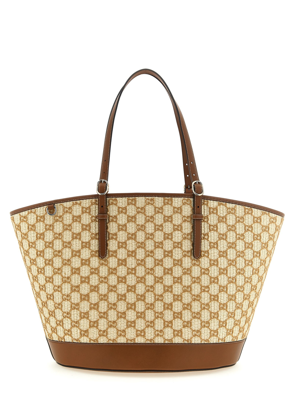 Gucci - Large woven shopping bag