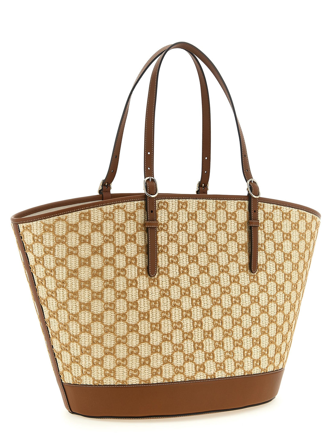 Gucci - Large woven shopping bag