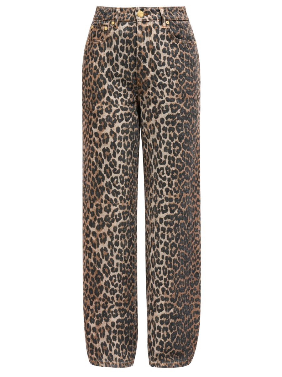 GANNI - "LARI" JEANS WITH LEOPARD PRINT lari-jeans-with-leopard-print