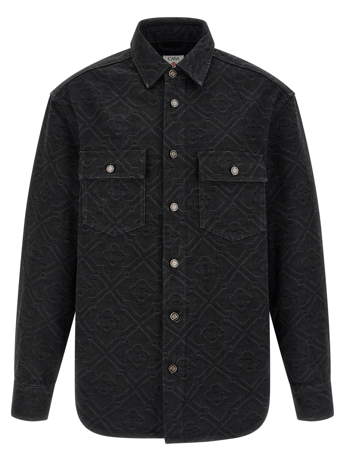 CASABLANCA - 'Laser Monogram Denim' overshirt