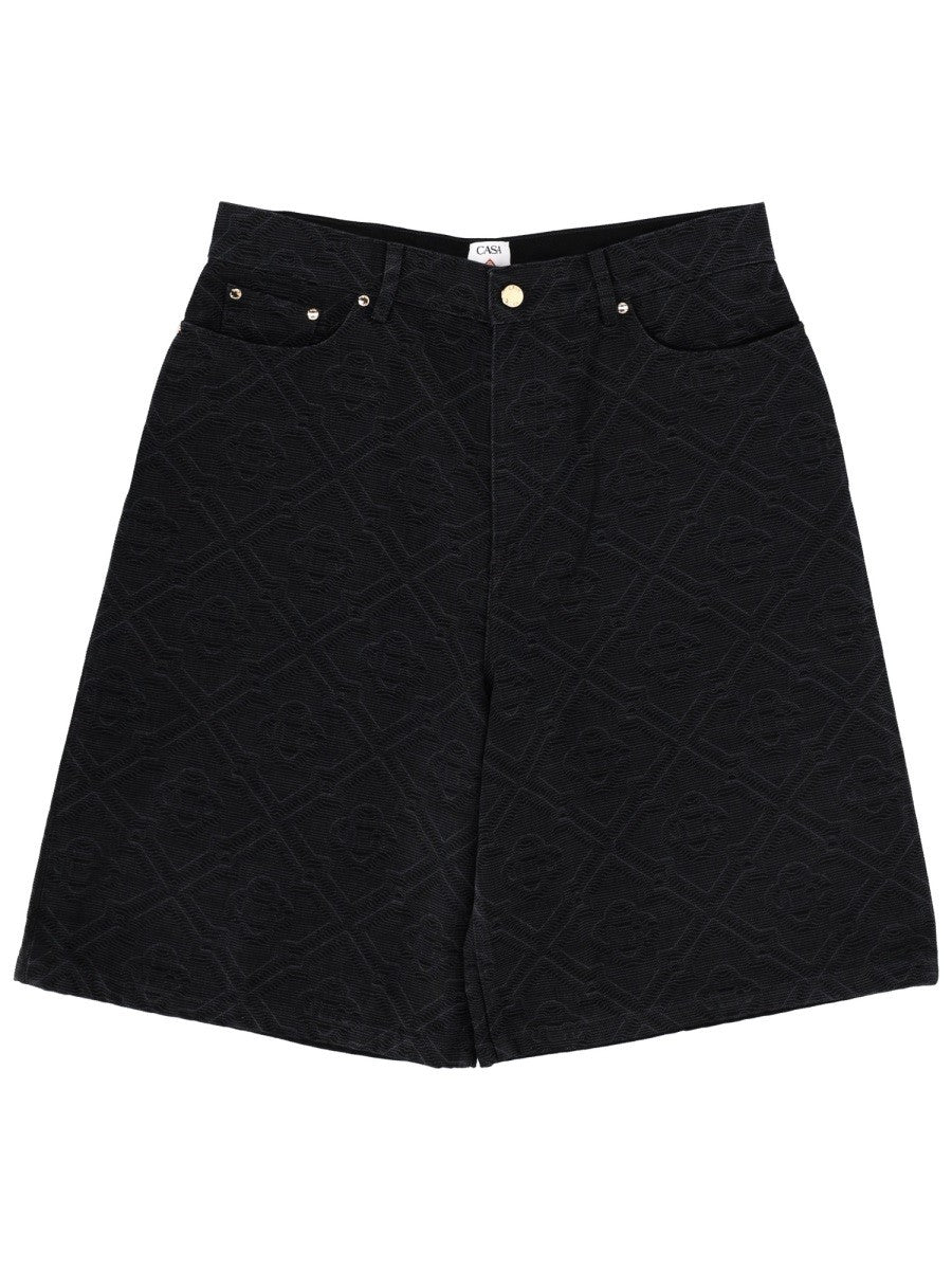 CASABLANCA CASABLANCA - "LASER MONOGRAM" SHORTS