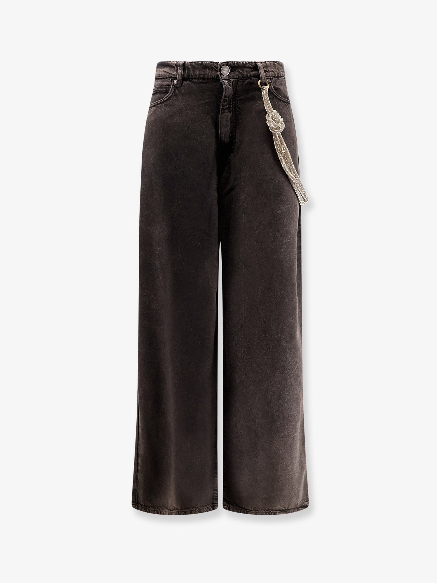Pinko - Lauryn bull denim jeans with removable jewel rope lauryn-bull-denim-jeans-with-removable-jewel-rope