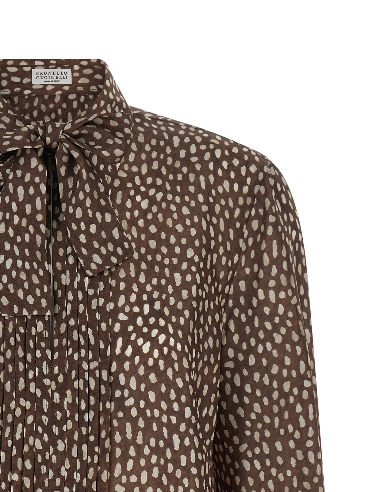 Brunello Cucinelli - Lavallière collar shirt