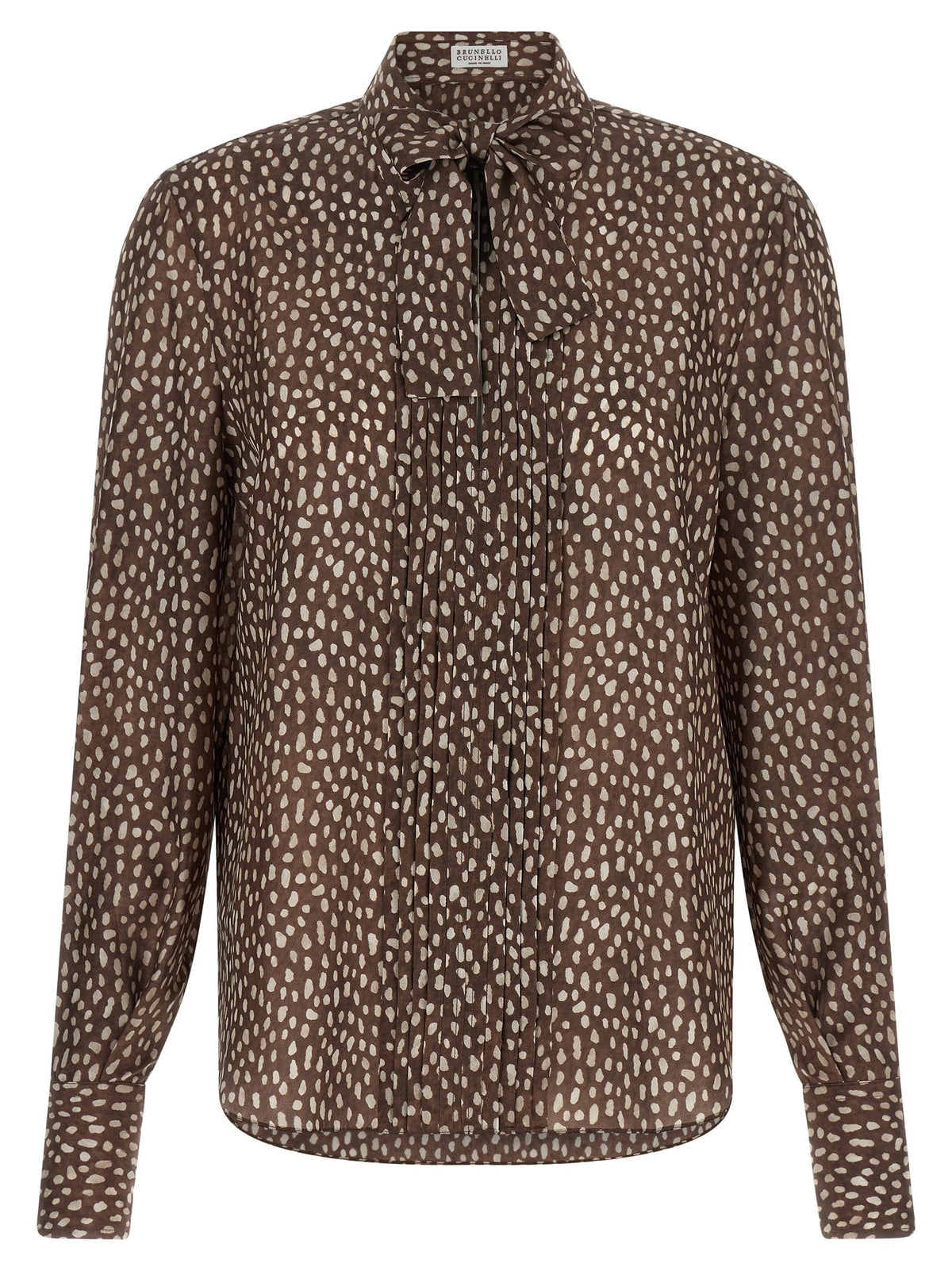 Brunello Cucinelli - Lavallière collar shirt