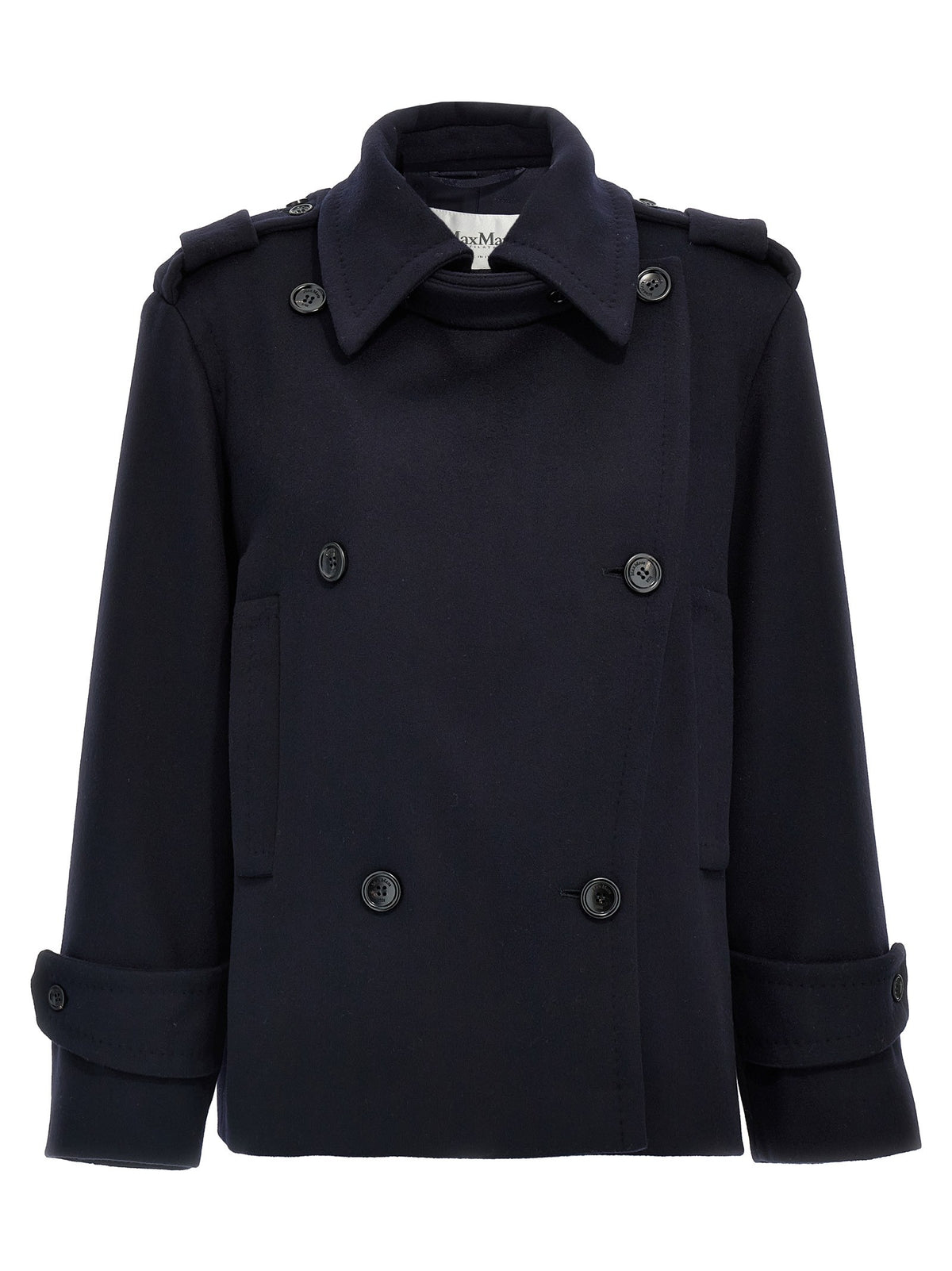Max Mara - 'Laveno' coat Blue 42 IT