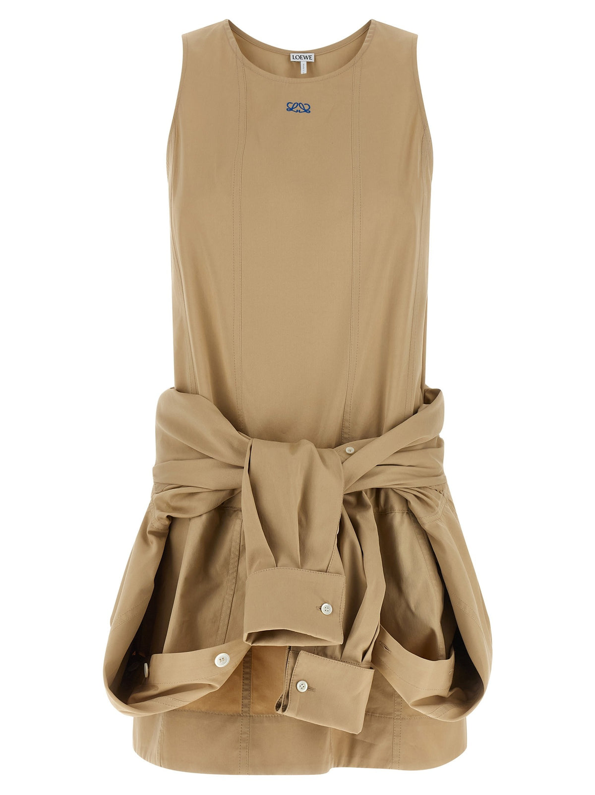 LOEWE - Layered construction dress