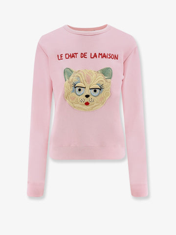 Le Chat de la Maison cotton sweatshirt
