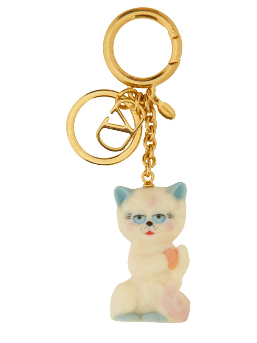 "LE CHAT DE LA MAISON" KEYCHAIN