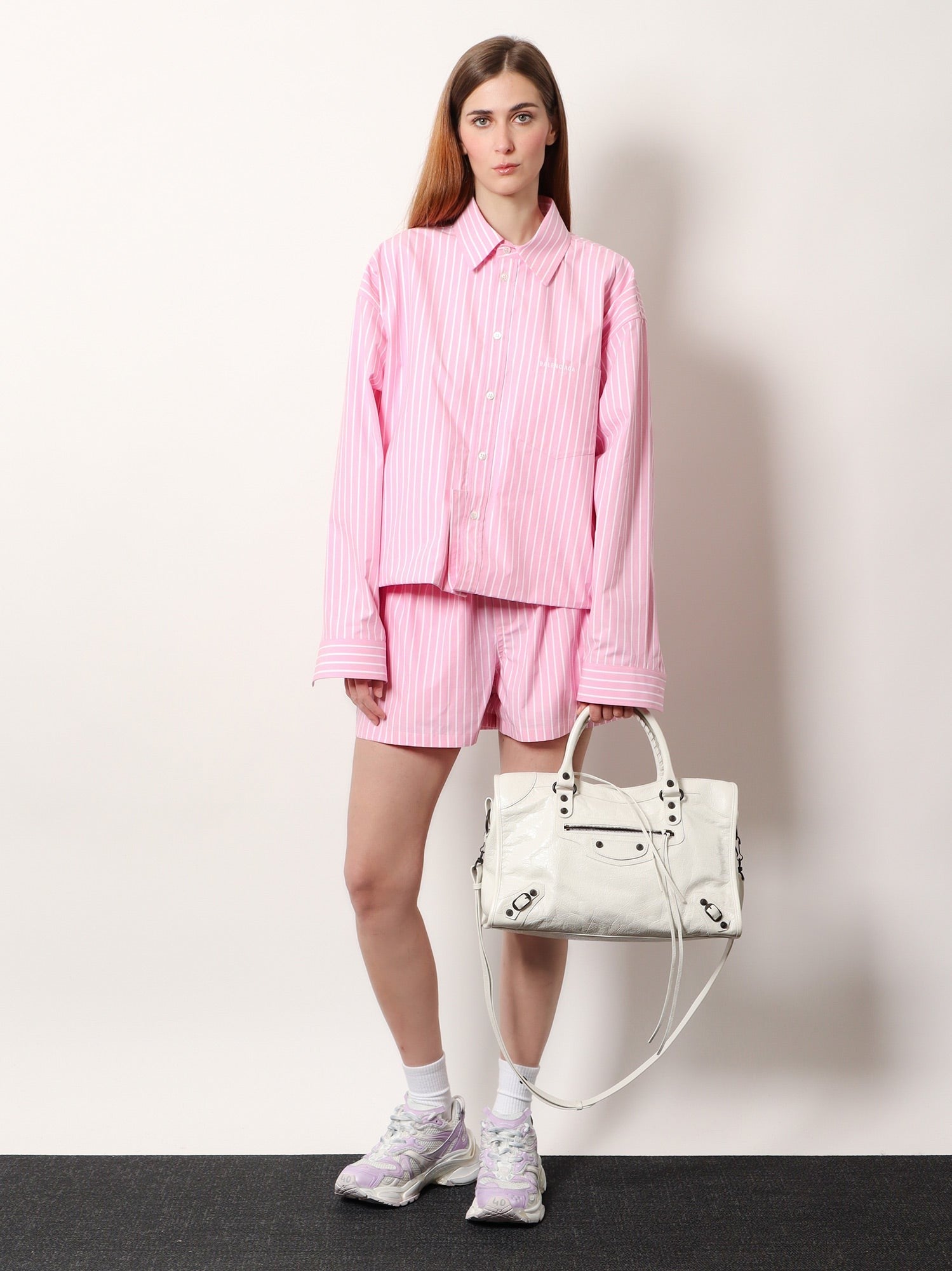 Balenciaga - Le City Medium leather shoulder bag