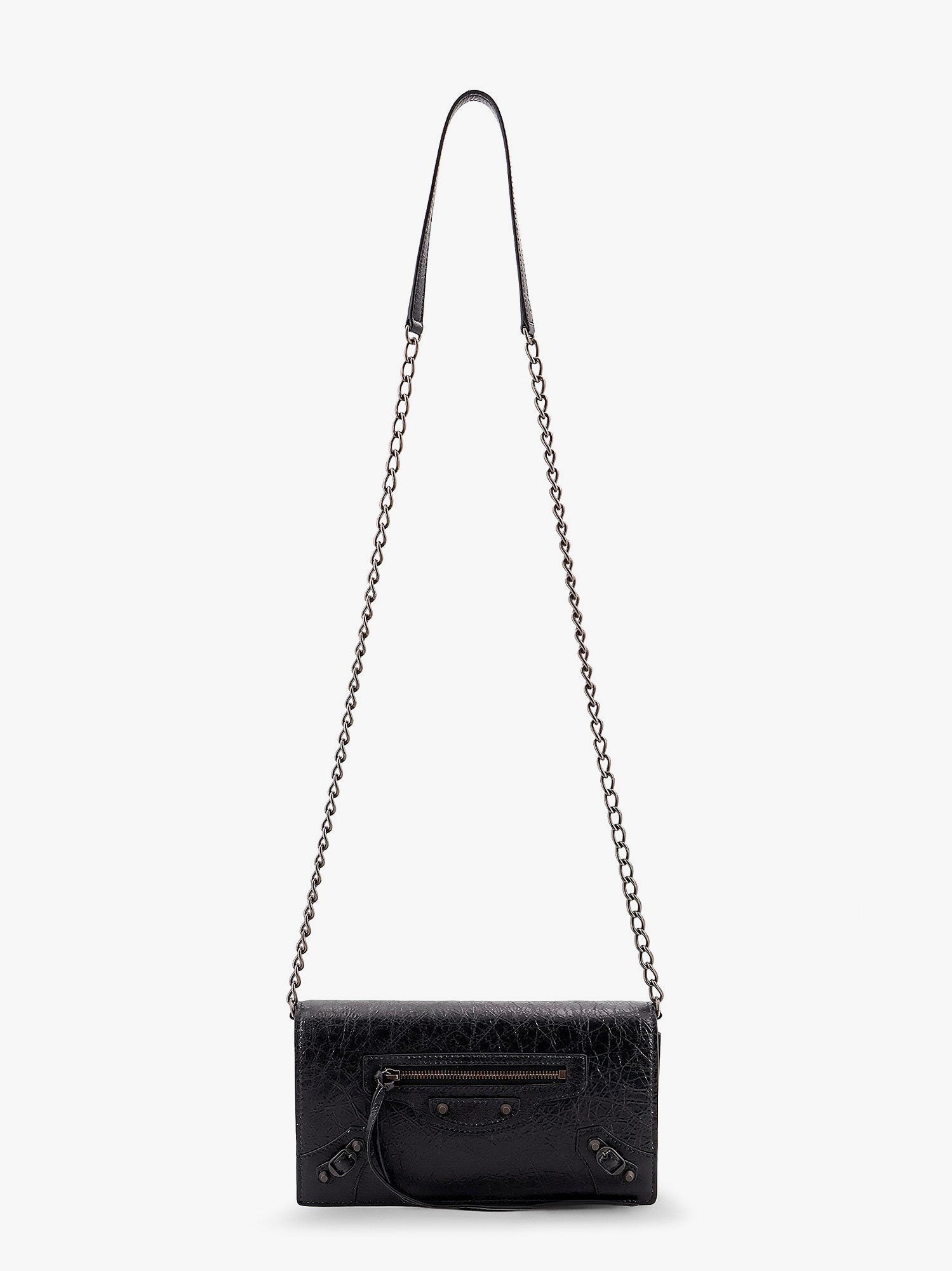 Le city wallet leather shoulder bag