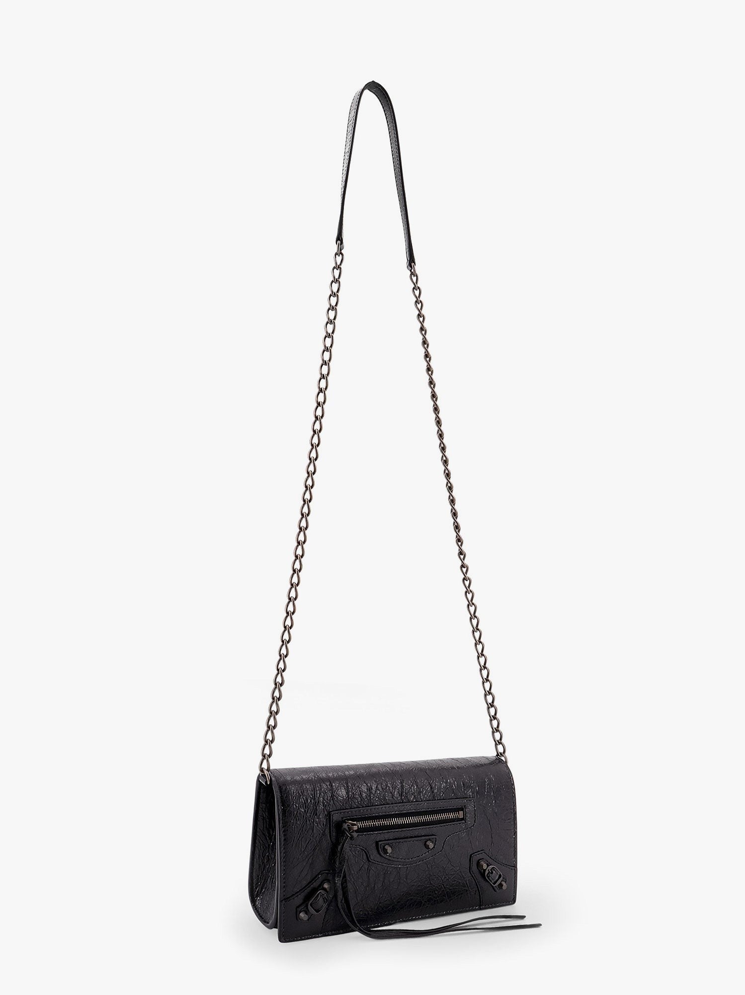 Le city wallet leather shoulder bag