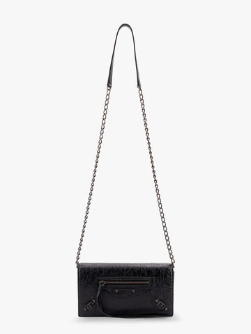 Le city wallet leather shoulder bag