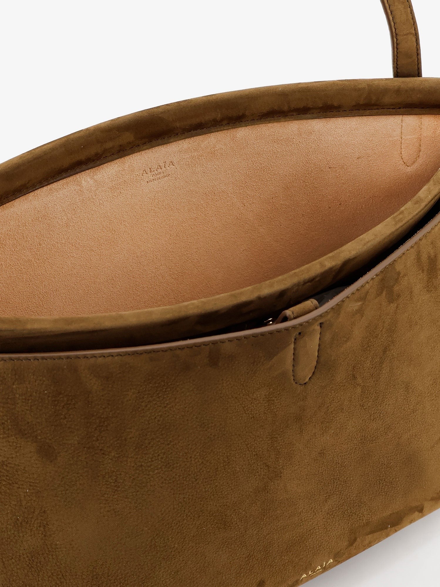 ALAIA - Le Click Pocket 35 nabuck shoulder bag