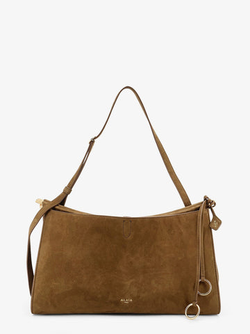 ALAIA - Le Click Pocket 35 nabuck shoulder bag
