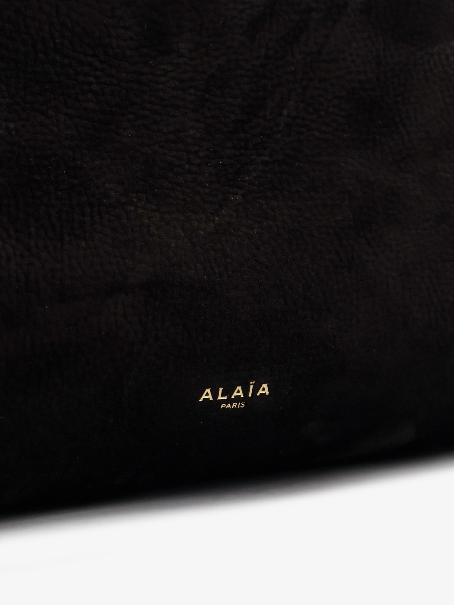 ALAIA - Le Click Pocket 35 nabuk shoulder bag