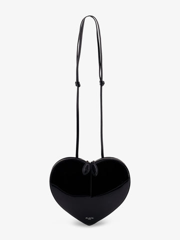 ALAIA - Le Coeur patent leather crossbody bag