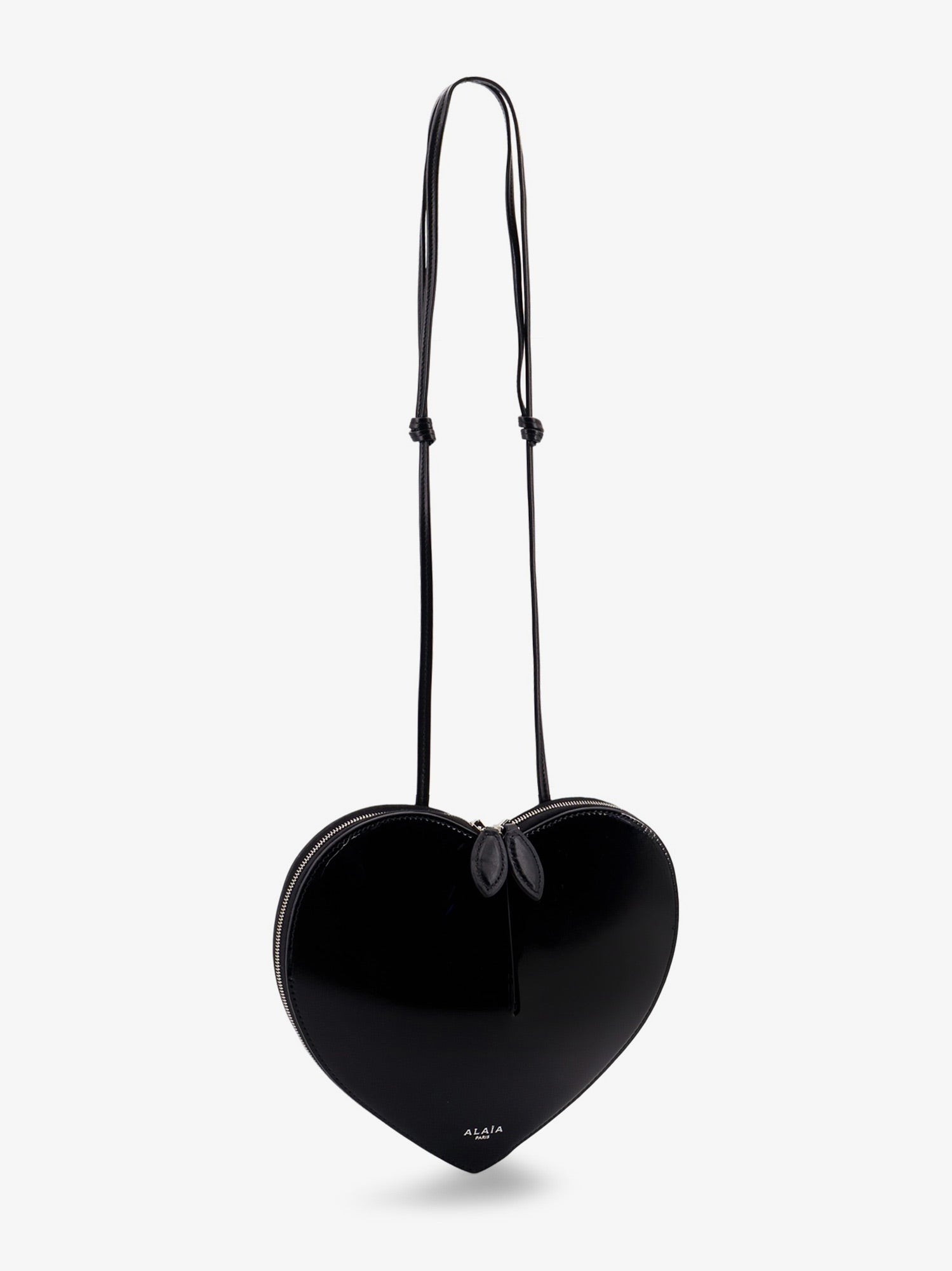 ALAIA - Le Coeur patent leather crossbody bag