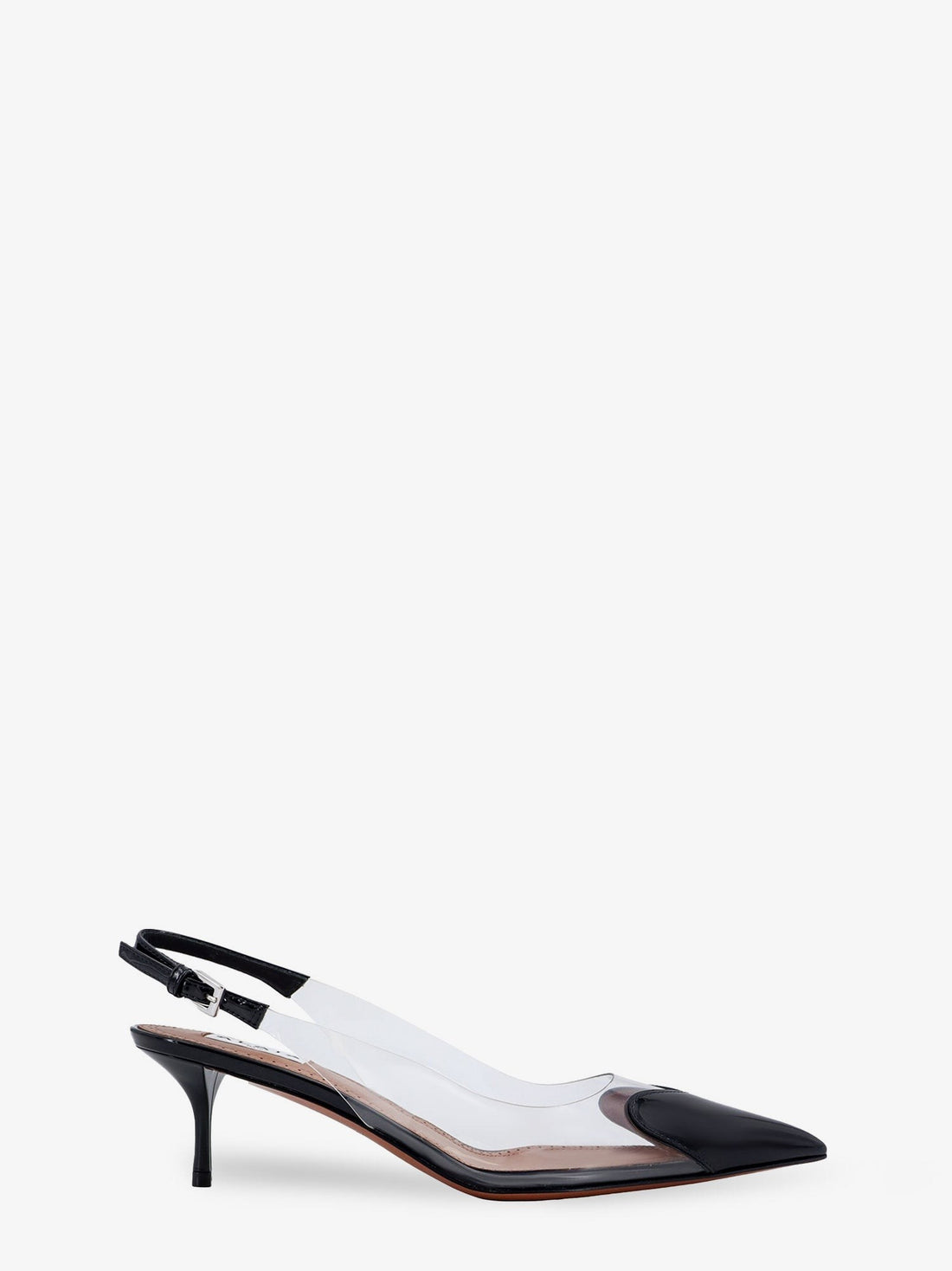 ALAIA - Le Coeur Slingback PVC and leather pumps le-coeur-slingback-pvc-and-leather-pumps_4aa59dce-b02e-423f-a38c-a8f5b7f73bb5