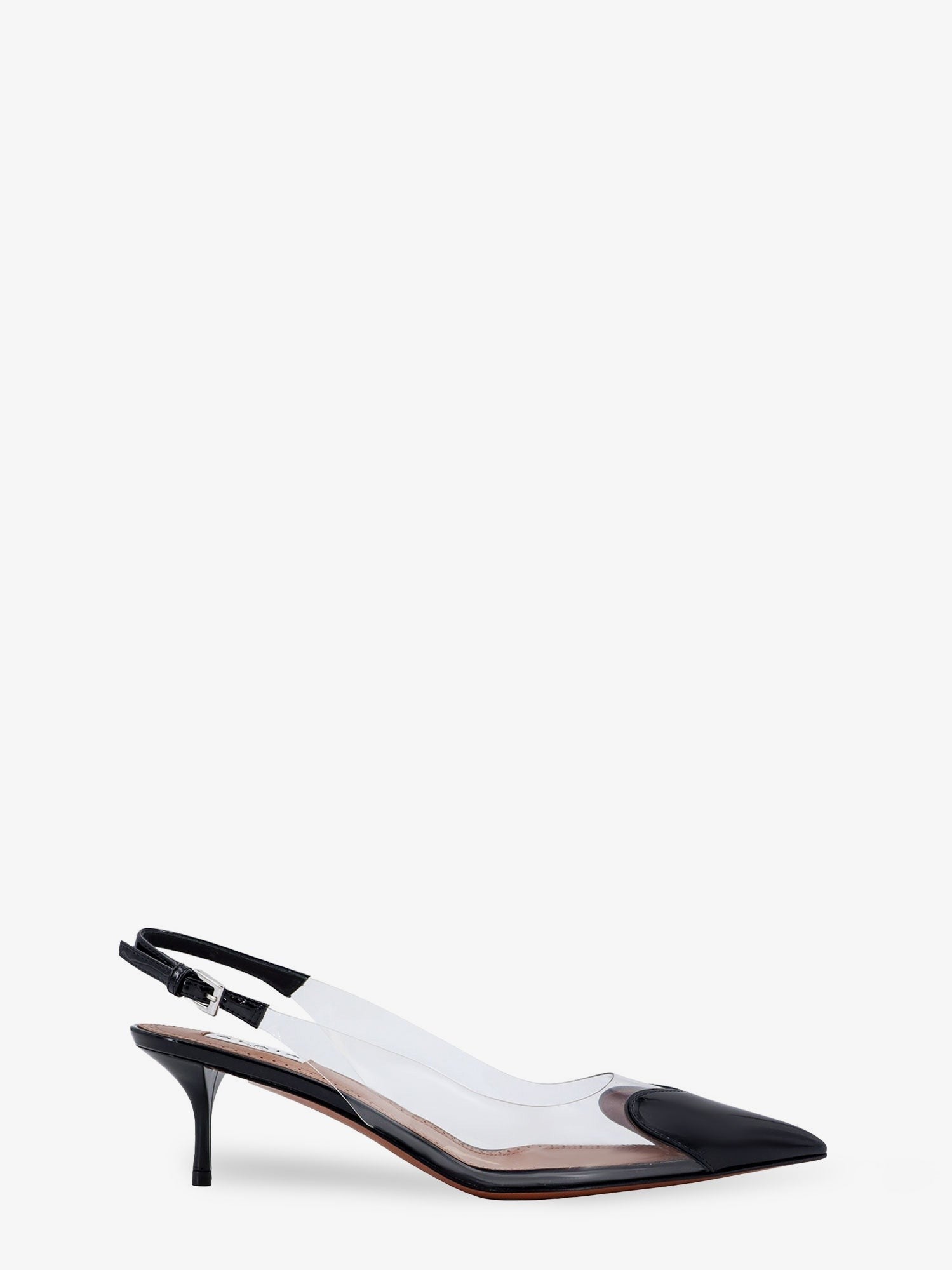 ALAIA - Le Coeur Slingback PVC and leather pumps
