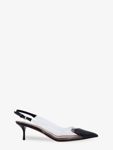 ALAIA - Le Coeur Slingback PVC and leather pumps