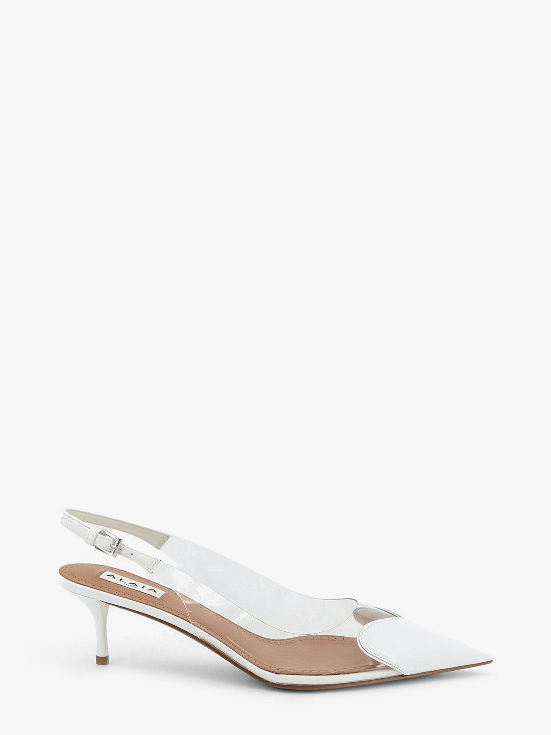 ALAIA - Le Coeur Slingback PVC and leather pumps le-coeur-slingback-pvc-and-leather-pumps_7f446f4e-3d95-4bba-85a8-054ab0e36a52