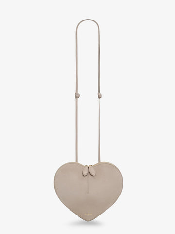 ALAIA - Le Coeur suede and leather crossbody bag