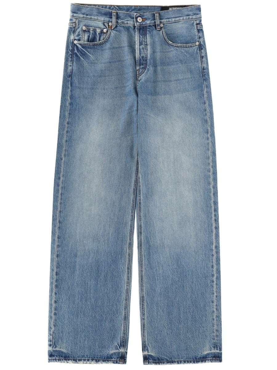 JACQUEMUS - "LE DE-NIMES DROIT" JEANS le-de-nimes-droit-jeans