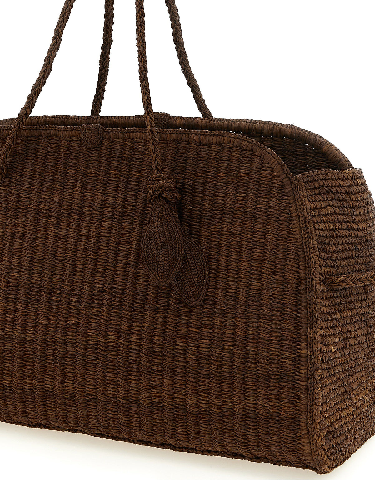 JACQUEMUS - 'Le Grand Turismo Raphia' shopping bag