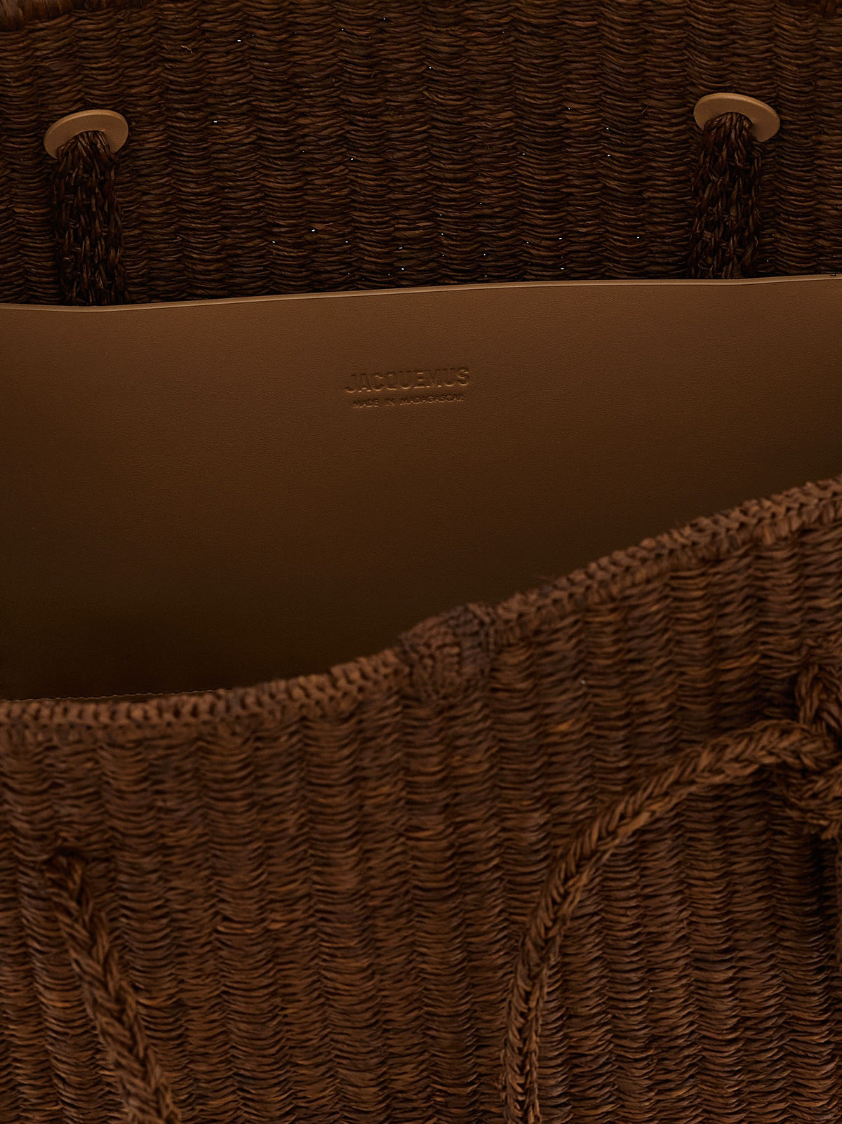 JACQUEMUS - 'Le Grand Turismo Raphia' shopping bag
