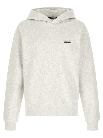 JACQUEMUS - 'Le Hoodie Gros-Grain' hoodie gray
