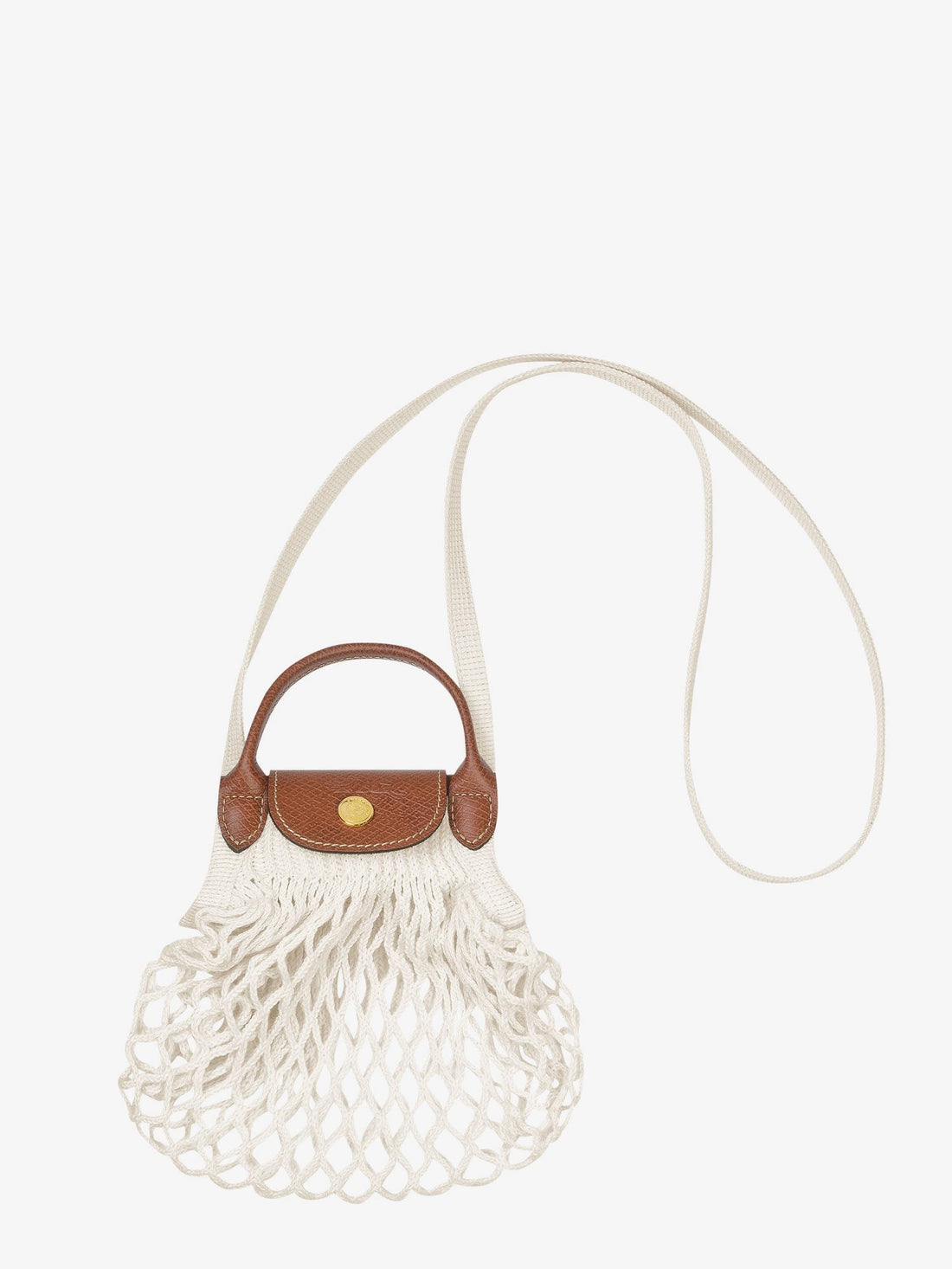 LONGCHAMP PARIS Le Pliage Filet cotton crossbody bag