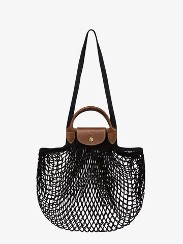 LONGCHAMP PARIS - Le Pliage Filet L mesh and leather shoulder bag le-pliage-filet-l-mesh-and-leather-shoulder-bag_3c48a068-5931-4eed-bb82-3bb2652c5bad