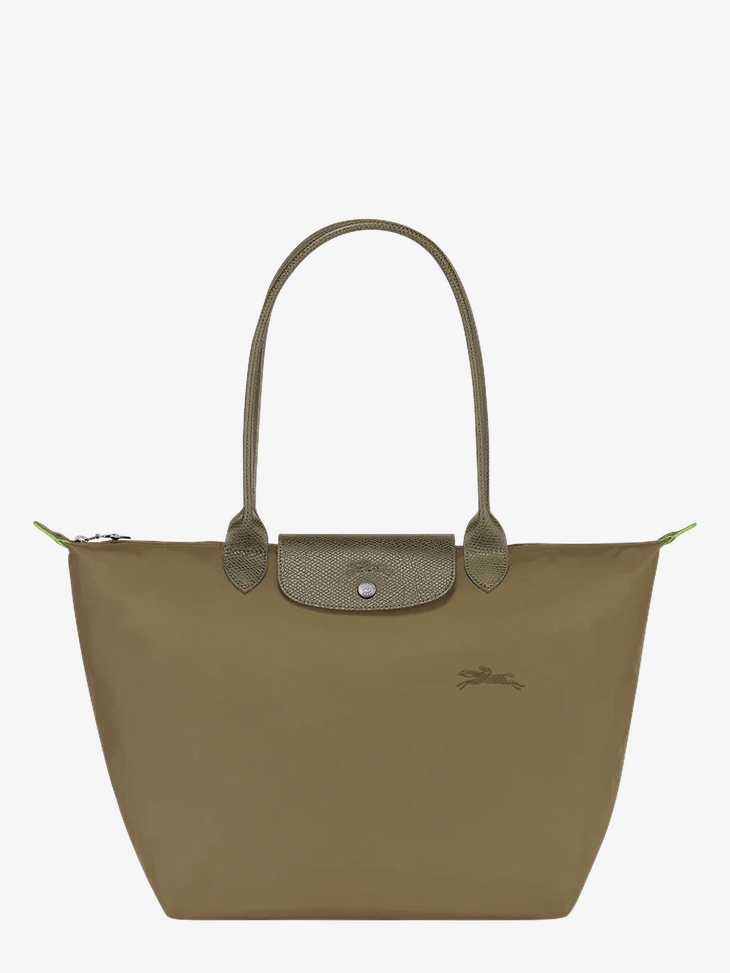 LONGCHAMP PARIS Le Pliage Green nylon shoulder bag