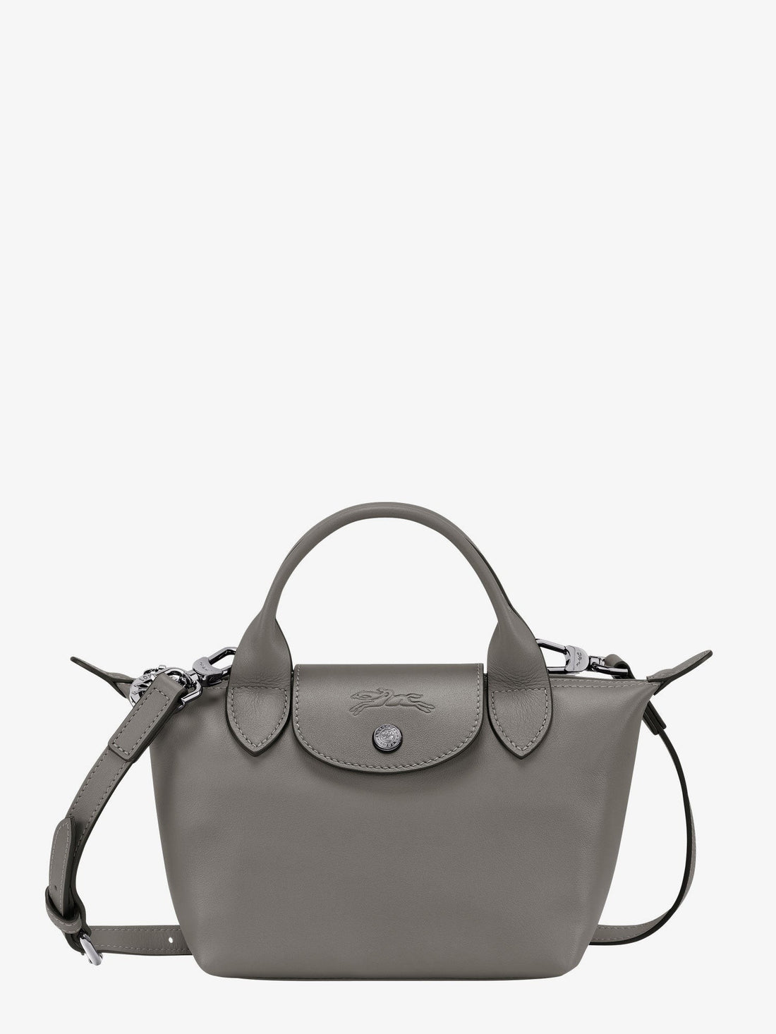 LONGCHAMP PARIS - Le Pliage Xtra leather crossbody bag with engraved logo le-pliage-xtra-leather-crossbody-bag-with-engraved-logo