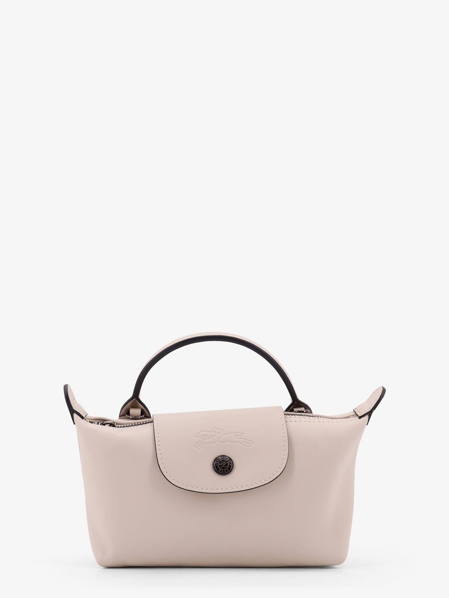 LONGCHAMP PARIS - Le Pliage Xtra leather handbag with engraved logo