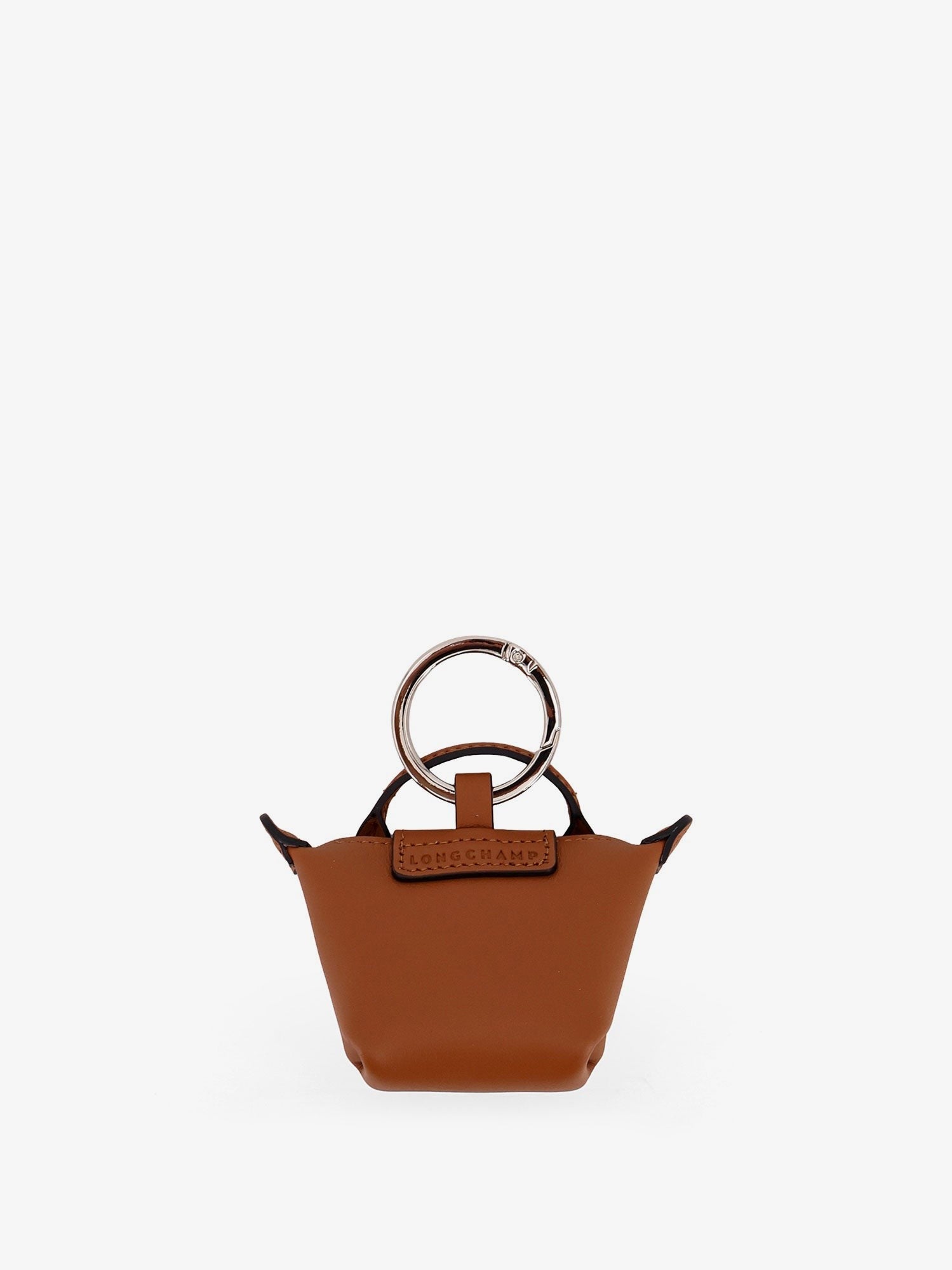 Le Pliage Xtra leather keyring