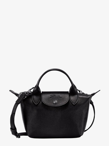 LONGCHAMP PARIS - Le Pliage Xtra XS leather crossbody bag with engraved logo