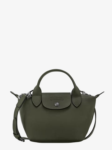 LONGCHAMP PARIS LONGCHAMP PARIS - Le Pliage Xtra XS leather shoulder bag with engraved logo