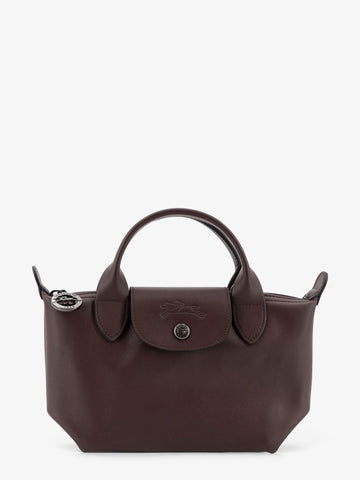 LONGCHAMP PARIS Le Pliage Xtra XS Leather Shoulder Bag with Engraved Logo