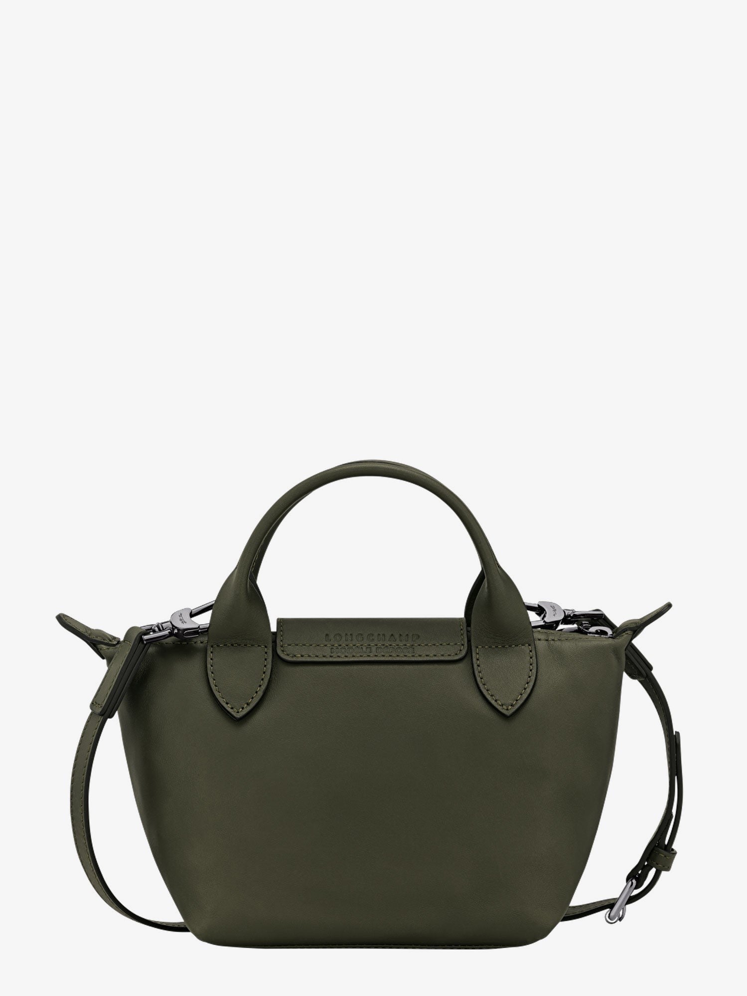 LONGCHAMP PARIS LONGCHAMP PARIS - Le Pliage Xtra XS leather shoulder bag with engraved logo