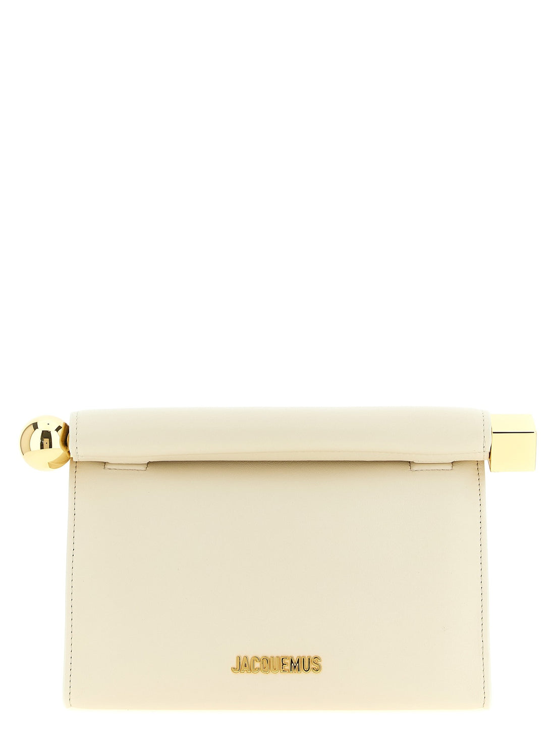 JACQUEMUS - 'Le Sac Rond Carré' clutch White U